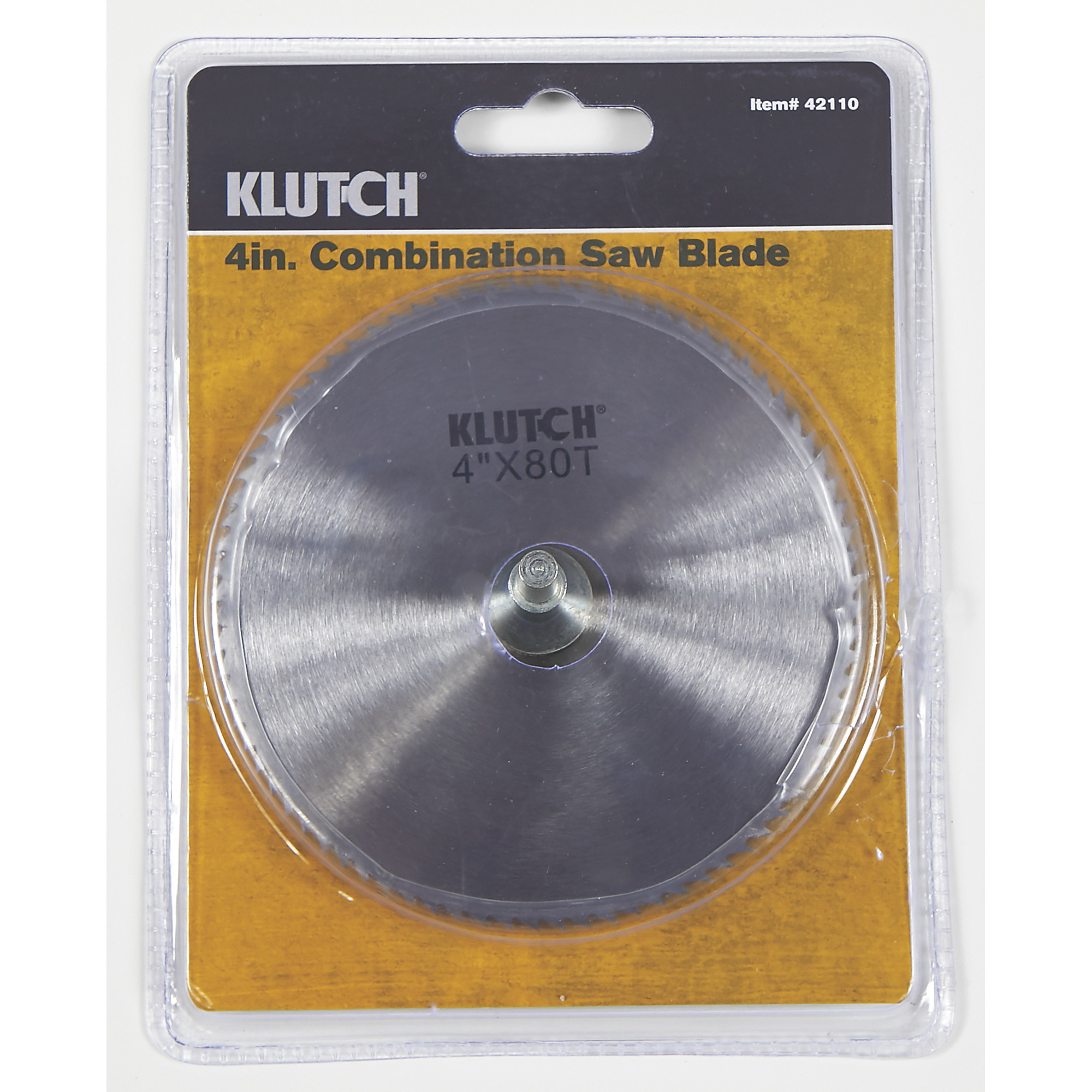 Klutch Combination Circular Saw Blade, 4in., 80 Tooth